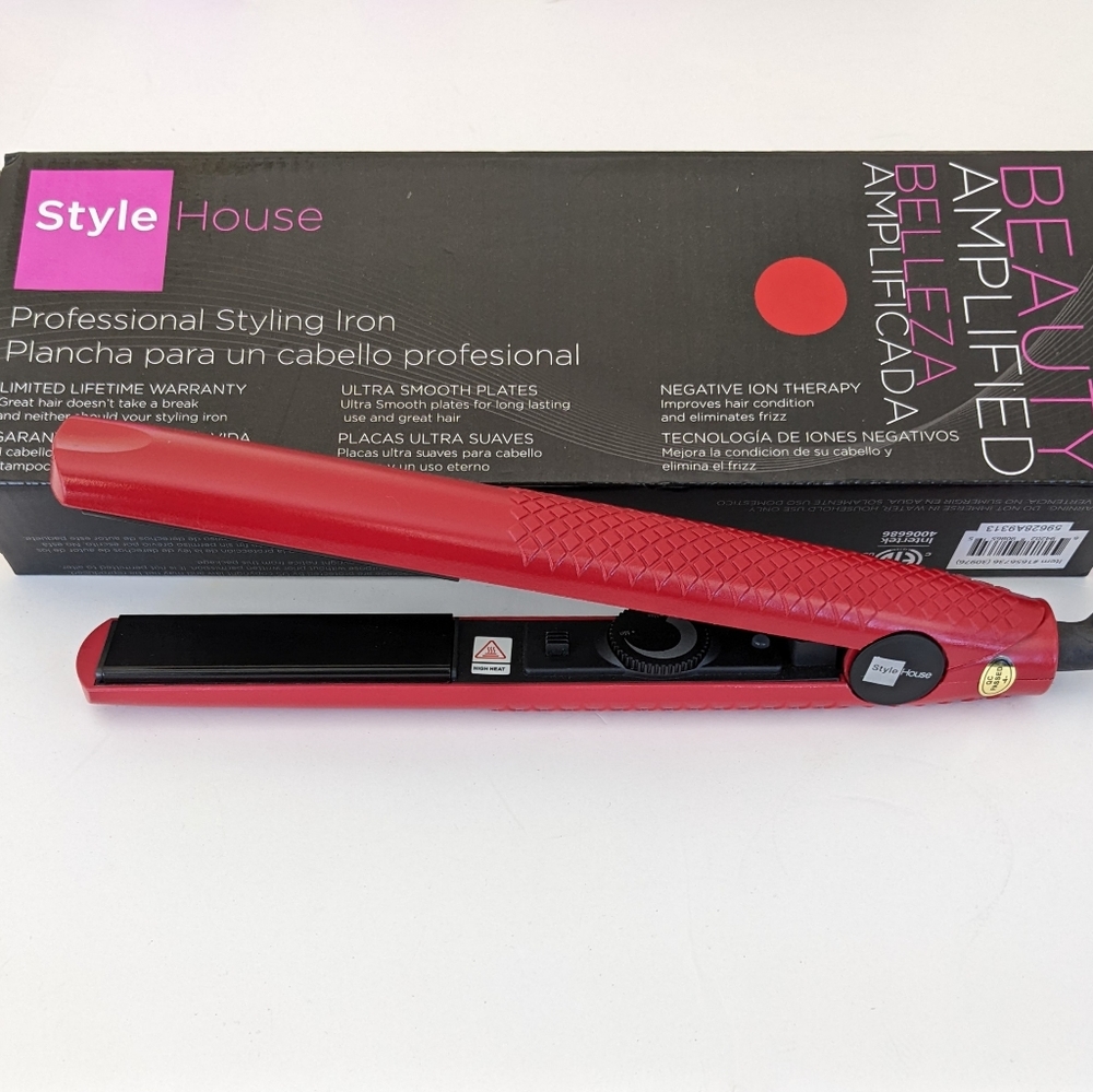 New Style House Beauty Amplified Red Professional Stying Iron